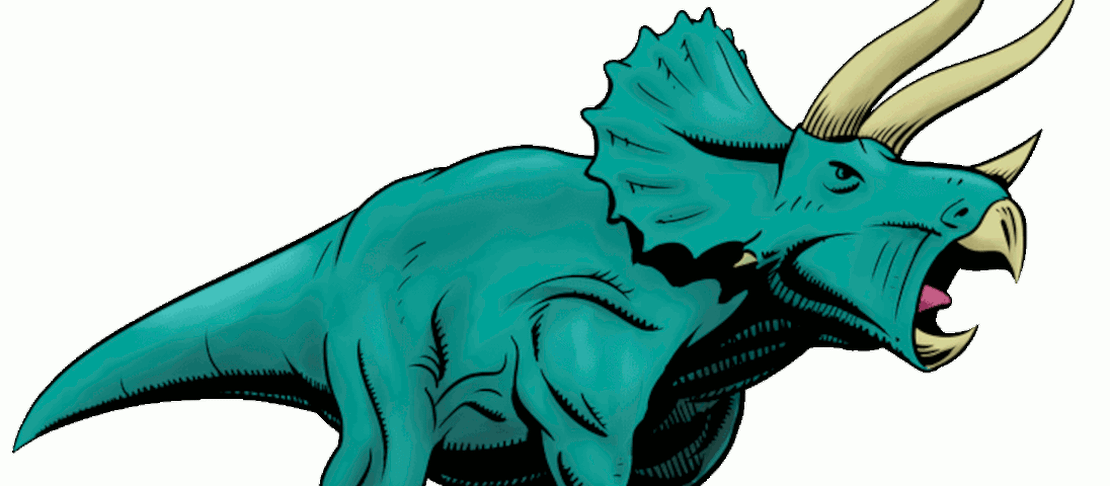 Drawing Triceratops